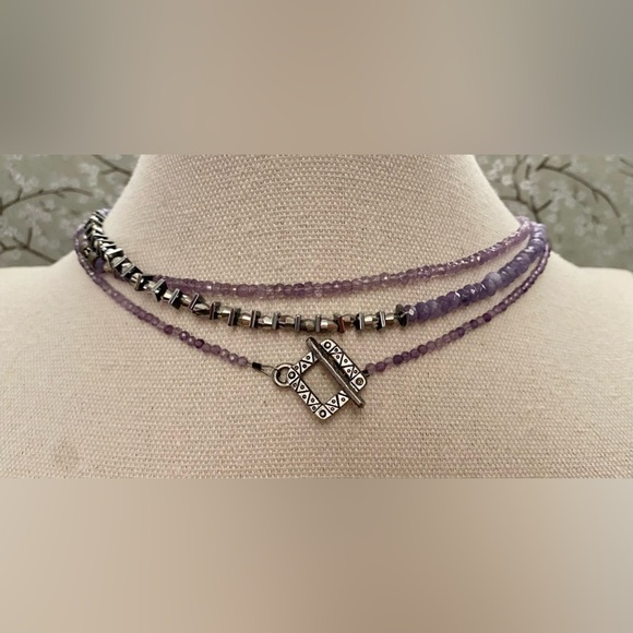 Sundance Catalog Amethyst Necklace - Picture 5 of 5